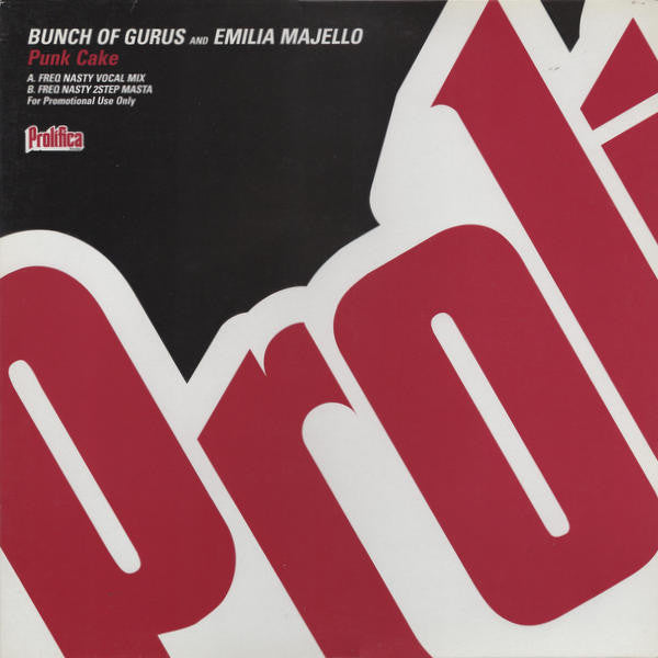 Bunch Of Gurus And Emilia Majello : Punk Cake (12", Promo)