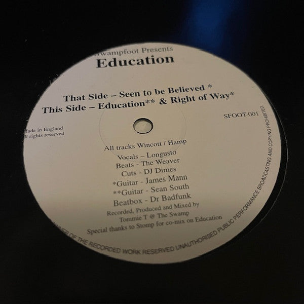 Swampfoot : Education (12", EP)