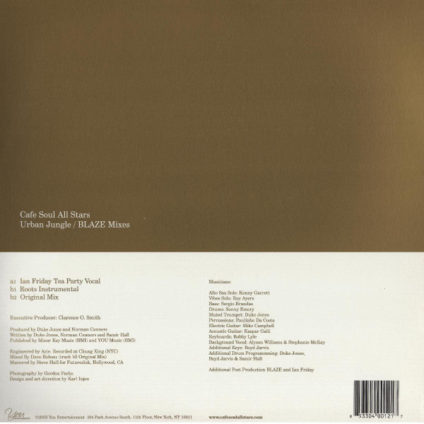 Cafe Soul All Stars : Urban Jungle (Blaze Mixes) (12")