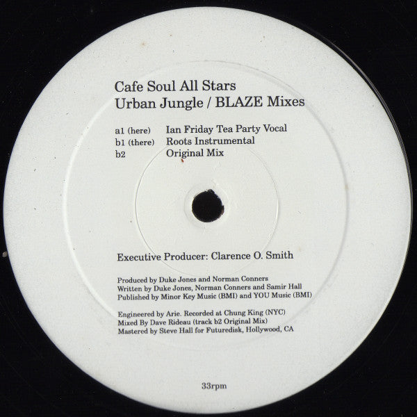Cafe Soul All Stars : Urban Jungle (Blaze Mixes) (12")