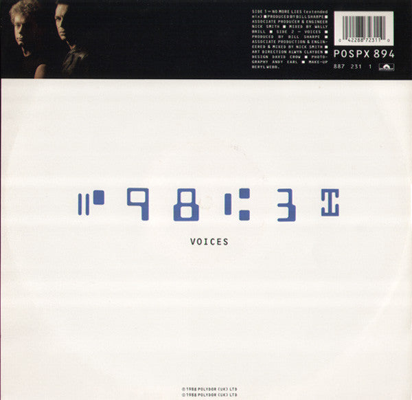 Sharpe & Numan : No More Lies (Extended Mix) (12", Single)