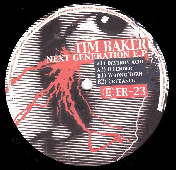 Tim Baker : Next Generation E.P. (12", EP)