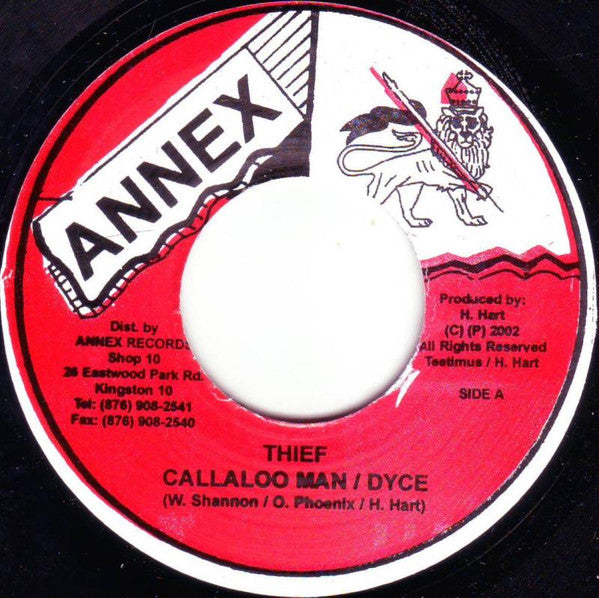 Callaloo Man / Dice (8) : Thief (7")