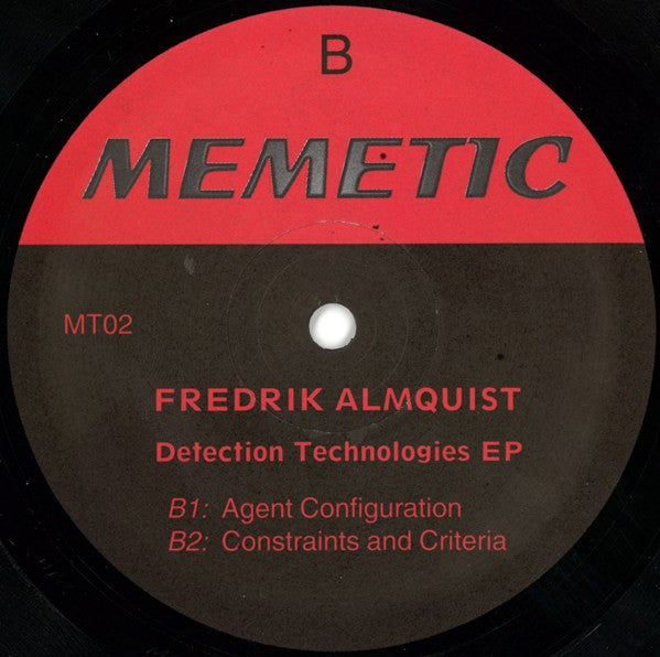 Fredrick Almquist : Detection Technologies EP (12")
