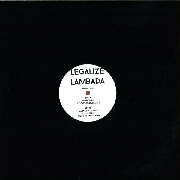 Unknown Artist : Legalize Lambada Volume One (12")
