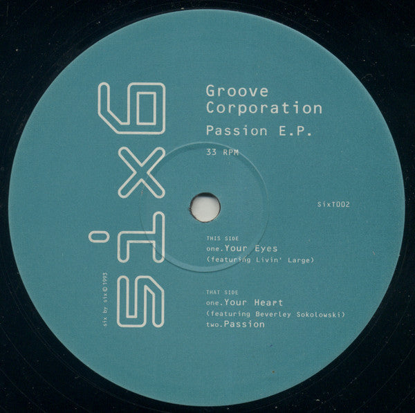 Groove Corporation : Passion E.P. (12", EP)