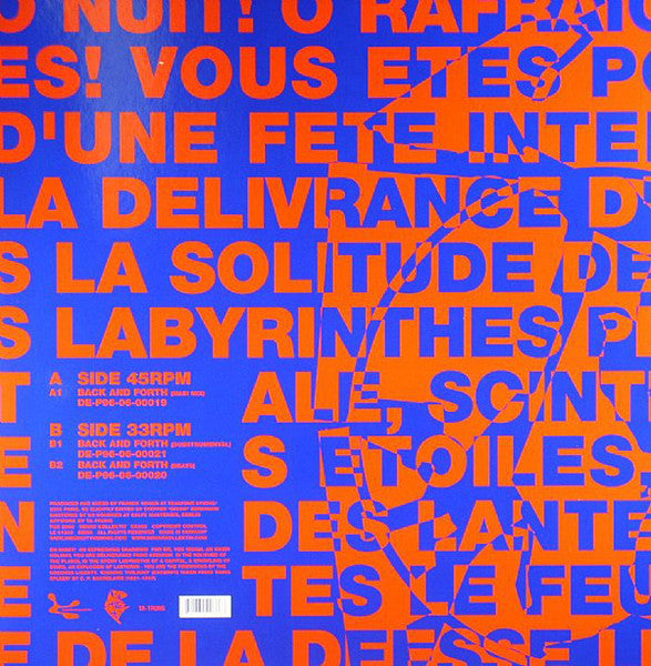 Franck Roger : Back And Forth EP (12", EP)