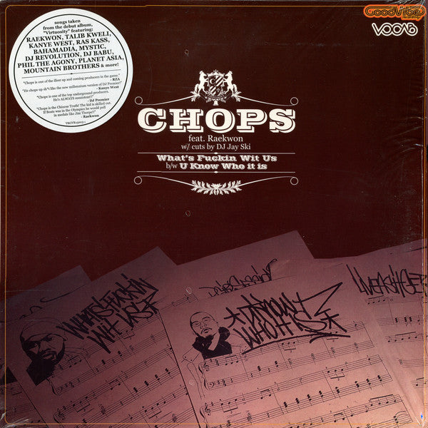 Chops : What's Fuckin' Wit Us / U Know Who It Is (12")