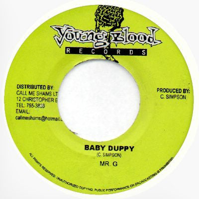 Mr. G (2) : Baby Duppy (7")