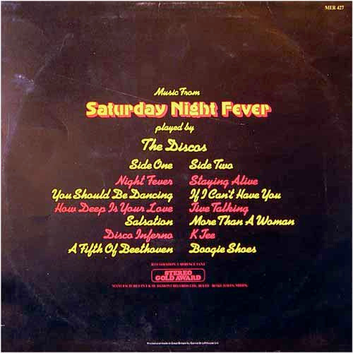 The Discos : Music From Saturday Night Fever (LP, Album)