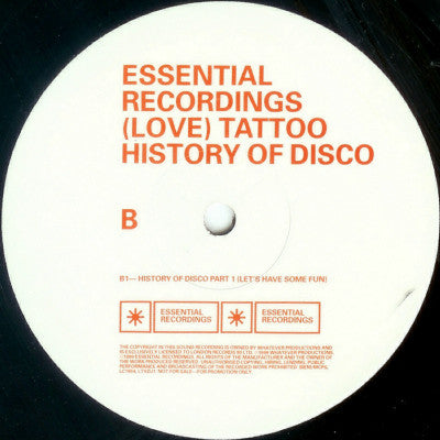 (Love) Tattoo* : History Of Disco (12", Promo)