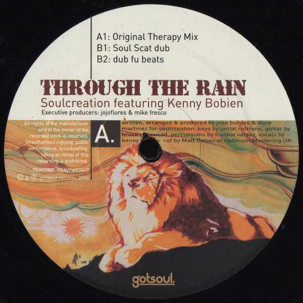 Soulcreation* Featuring Kenny Bobien : Through The Rain (12")