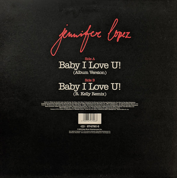 Jennifer Lopez : Baby I Love U! (12")