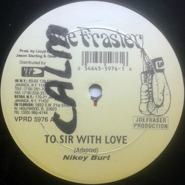 Nicky Burt : To Sir With Love (12", Maxi)