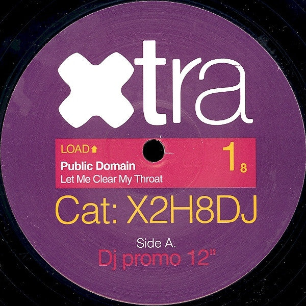 Public Domain : Let Me Clear My Throat (12", Promo)