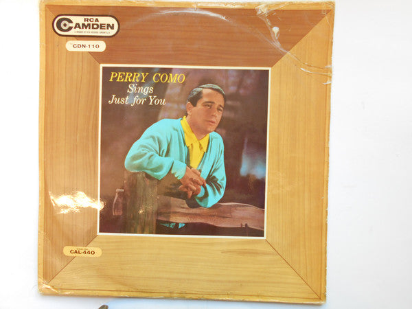 Perry Como : Perry Como Sings Just For You (LP, Album, Mono)