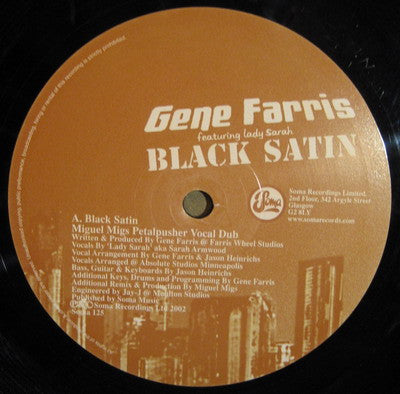 Gene Farris : Black Satin (12")