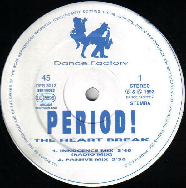 Period : The Heart Break (12")