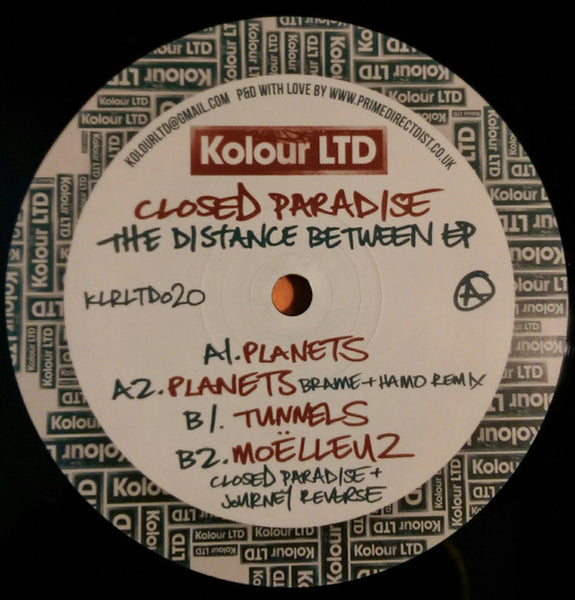 Closed Paradise : The Distance Between EP (12", EP)