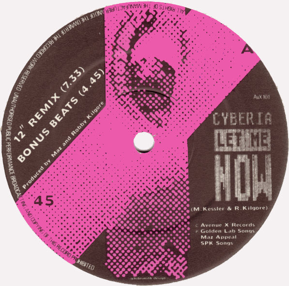 Cyberia (5) : Let Me Now (12")