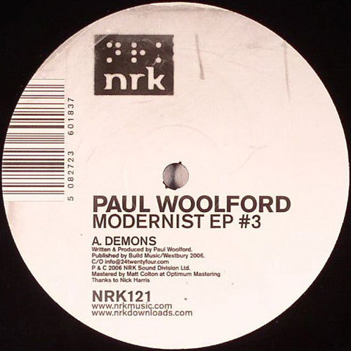 Paul Woolford : Modernist EP #3 (12", EP)