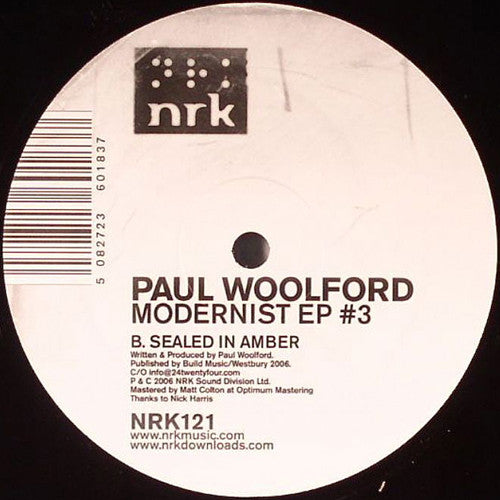 Paul Woolford : Modernist EP #3 (12", EP)