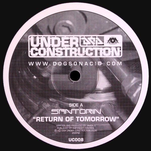 Santorin : Supernatural / Return Of Tomorrow (12")