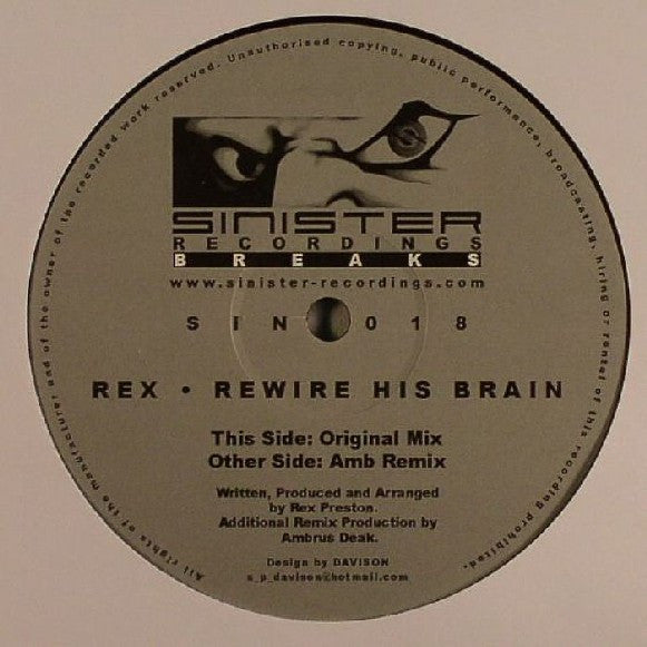 Rex (9) : Rewire His Brain (12")