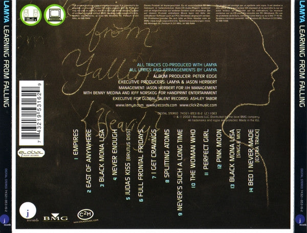 Lamya : Learning From Falling (CD, Album, Copy Prot.)