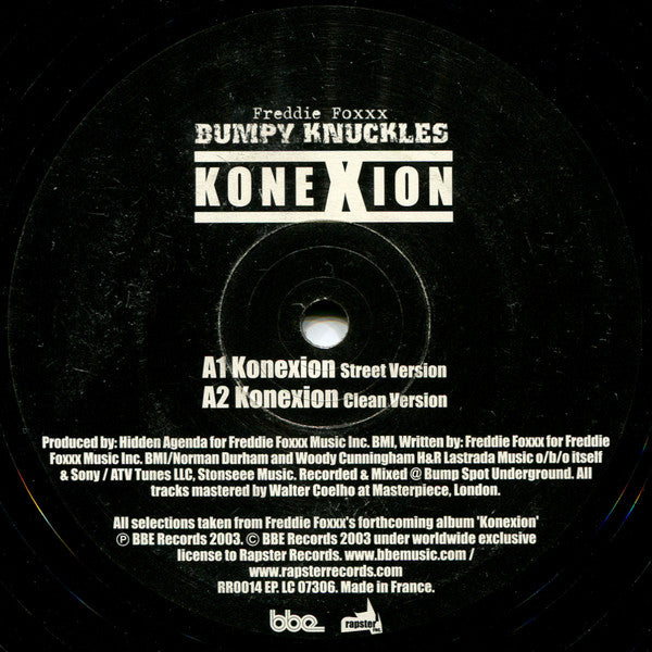 Freddie Foxxx / Bumpy Knuckles : Konexion / P.A.I.N.E. / Scram (12", EP)