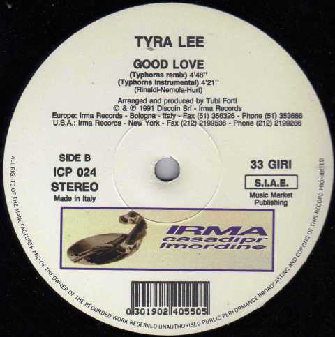 Tyra Lee : Good Love (12")