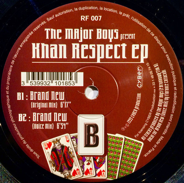 The Major Boys* : Khan Respect EP (12", EP)