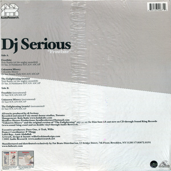 DJ Serious : Frostbite (12")