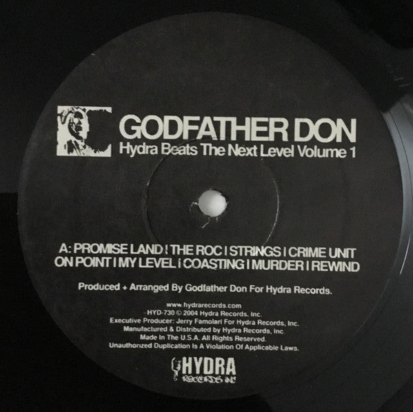 Godfather Don : Hydra Beats The Next Level Vol. 1 (LP)