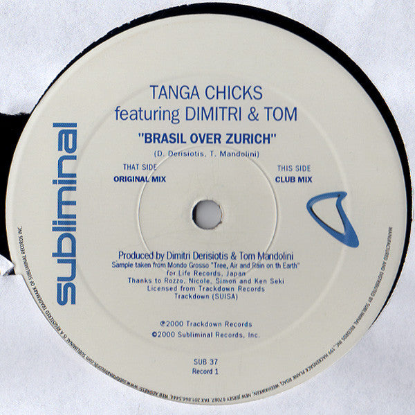 Tanga Chicks Featuring Dimitri & Tom : Brasil Over Zurich (2x12")