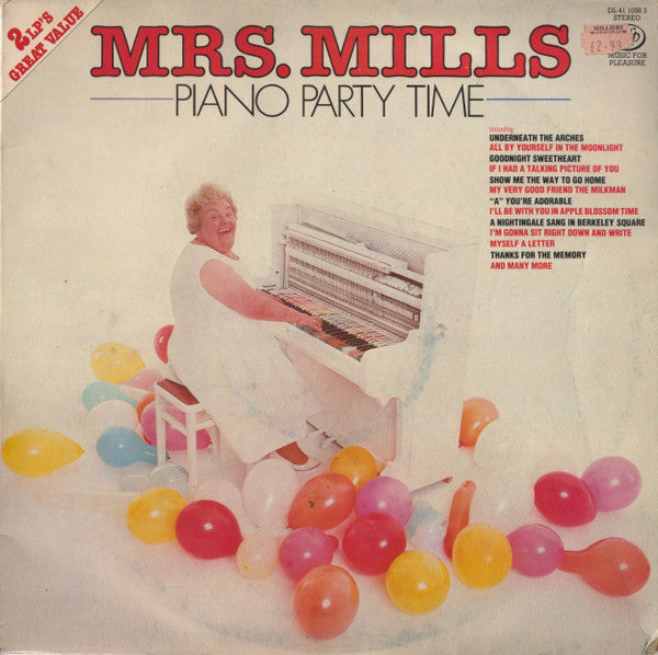 Mrs. Mills : Piano Party Time (2xLP, Comp, RE, RP)