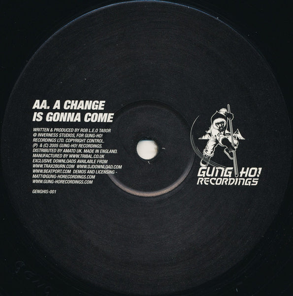 L.E.O* : Burning Up / A Change Is Gonna Come (12")