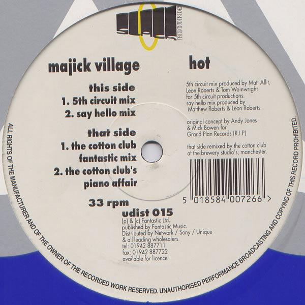 Majick Village : Hot (12")