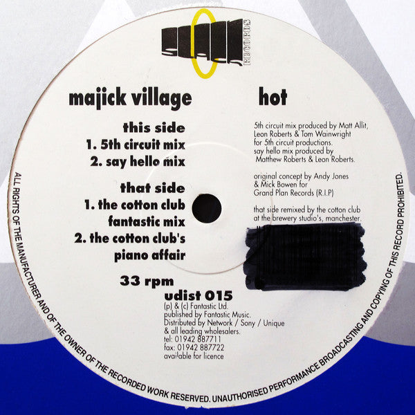 Majick Village : Hot (12")