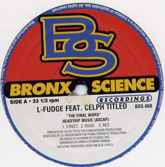 L-Fudge : The Final Word / Star Wars (12", Single)