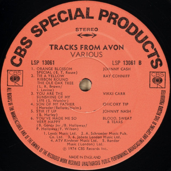 Various : Tracks From Avon (LP, Comp)