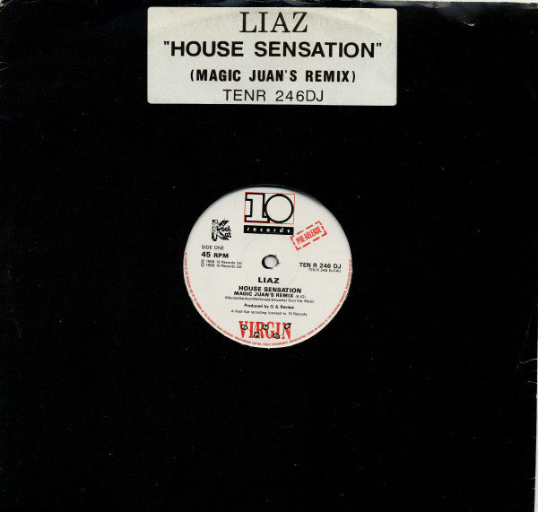 Liaz : House Sensation (Magic Juan's Remix) (12", Promo)