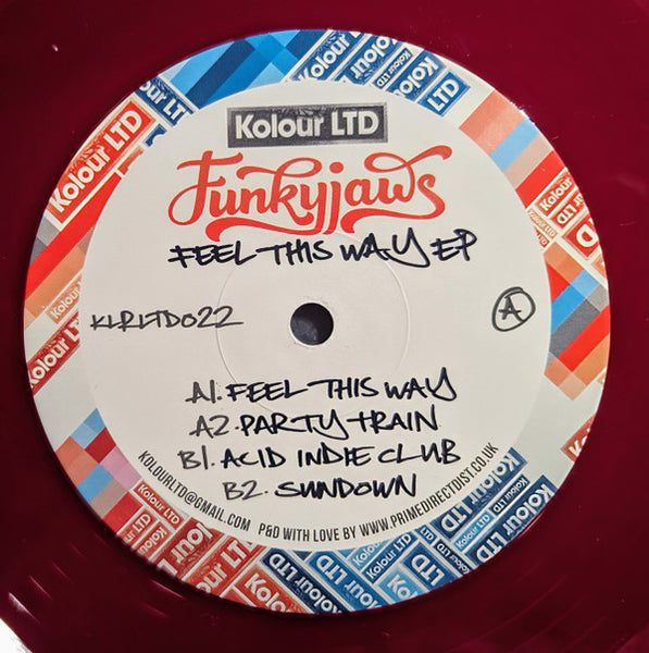 Funkyjaws : Feel This Way EP (12", EP, Red)