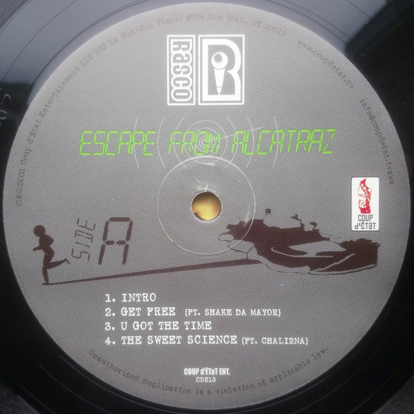 Rasco : Escape From Alcatraz (2xLP, Album)