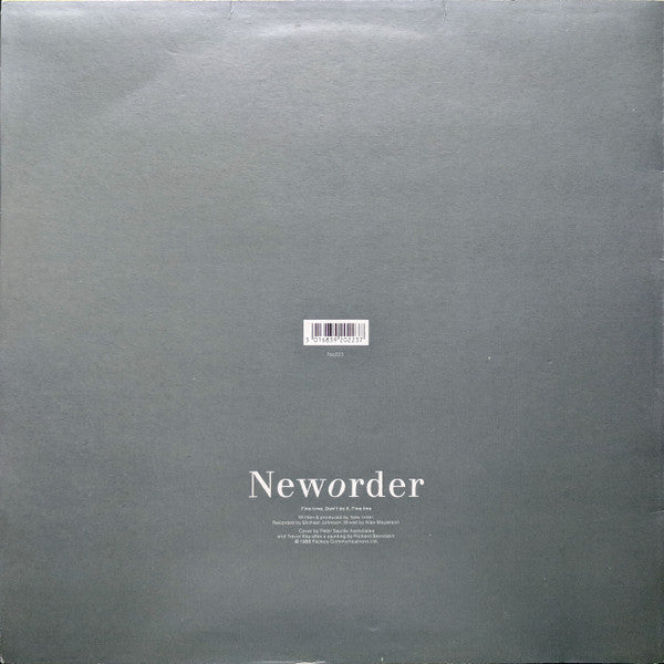 New Order : Fine Time (12", Single, AGI)