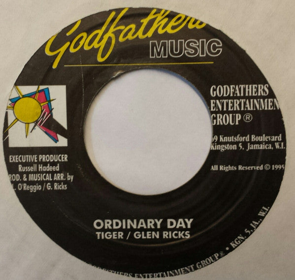 Tiger & Glen Ricks : Ordinary Day (7")