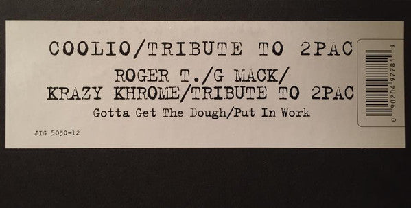 Various : Tribute To 2Pac (12", Single, Comp)