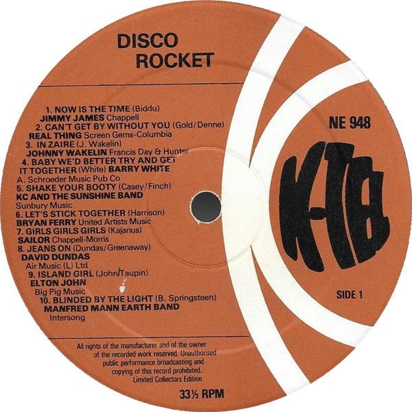 Various : Disco Rocket (LP, Comp)