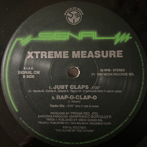 Xtreme Measure : Rap-O-Clap-O (12")