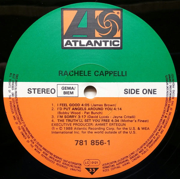Rachele Cappelli : Rachele Cappelli (LP, Album)